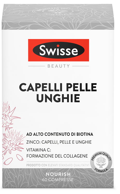 SWISSE CAPELLI PELLE UNGHIE 60 COMPRESSE - Farmacia Mastrangelo 