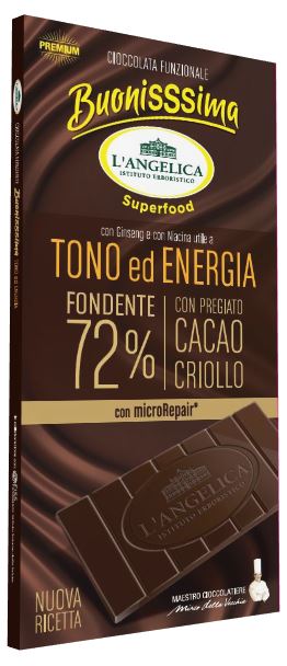 L'ANGELICA TAVOLETTA FUNZIONALE TONO ENERGIA 80 G - Farmacia Mastrangelo 