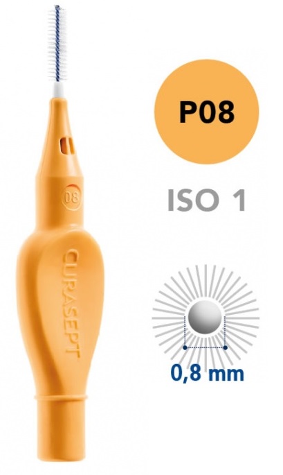 CURASEPT PROXI P08 ARANCIO CHIARO/TANGERINO 5 PEZZI - Farmacia Mastrangelo 