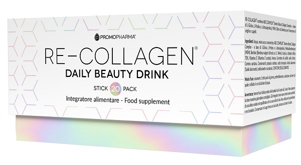 RE-COLLAGEN DAILY BEAUTY DRINK 20 STICK PACK X 12 ML - Farmacia Mastrangelo 