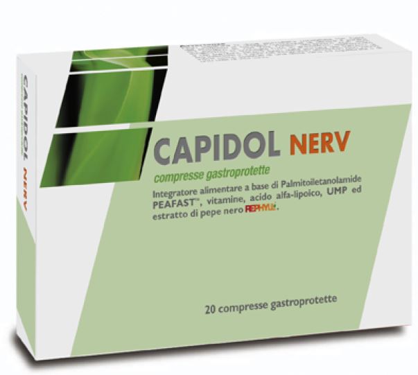 CAPIDOL NERV 20 COMPRESSE GASTROPROTETTE - Farmacia Mastrangelo 