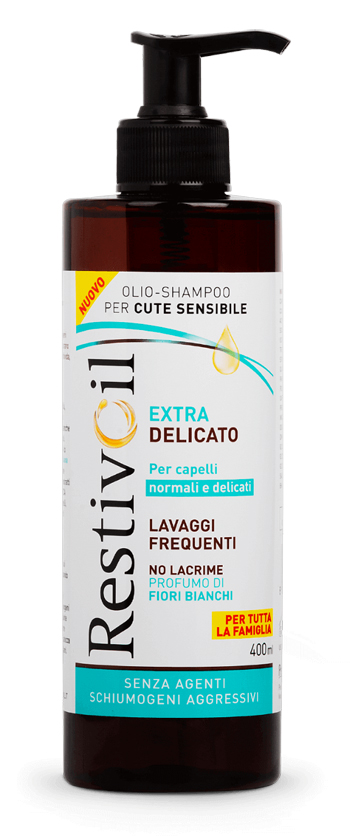 RESTIVOIL EXTRA DELICATO OLIO SHAMPOO PER CUTE SENSIBILE 400 ML - Farmacia Mastrangelo 