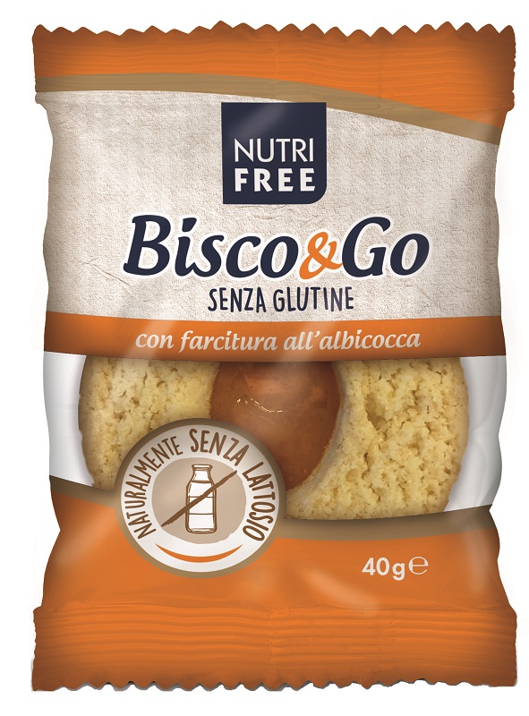 NUTRIFREE BISCO&GO CON FARCITURA ALL'ALBICOCCA 40 G - Farmacia Mastrangelo 