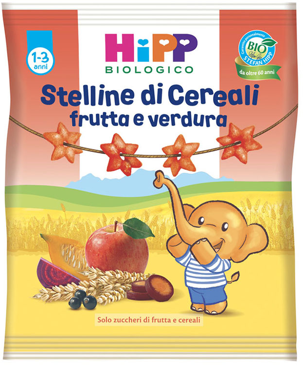 HIPP BIO STELLINE FRUTTA VERDURA 30 G - Farmacia Mastrangelo 
