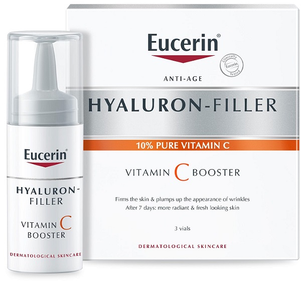 EUCERIN HYALURON-FILLER VITAMIN C BOOSTER 3 X 8 ML - Farmacia Mastrangelo 