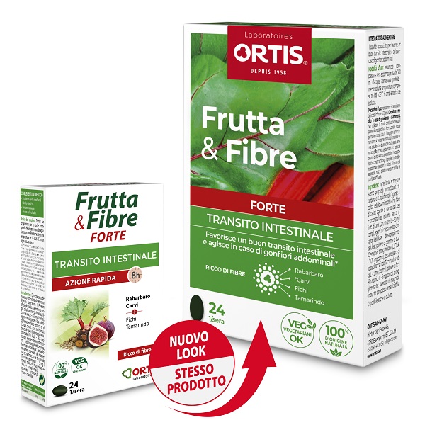FRUTTA & FIBRE FORTE 24 COMPRESSE - Farmacia Mastrangelo 