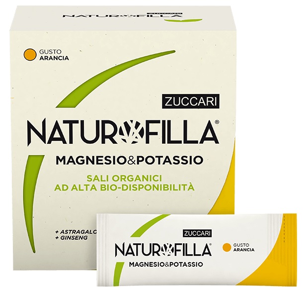 NATUROFILLA MAGNESIO & POTASSIO GUSTO ARANCIA 14 STICK PACK - Farmacia Mastrangelo 