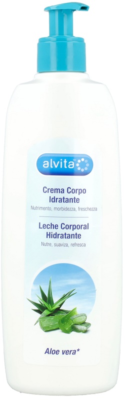 ALVITA CREMA CORPO IDRATANTE ALOE VERA 400 ML - Farmacia Mastrangelo 