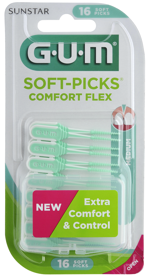 GUM SOFT PICK COMFORT FLEX SCOVOLINO INTERDENTALE 40 PEZZI - Farmacia Mastrangelo 