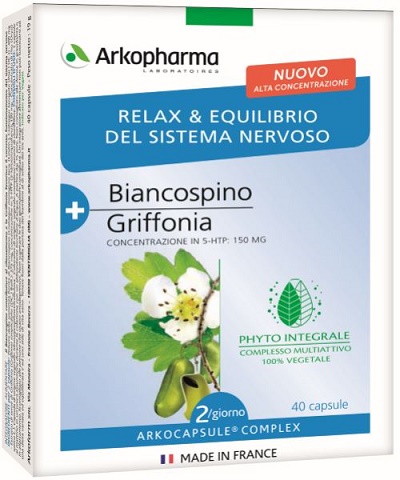 ARKO CAPSULE COMPLEX RELAX 40 CAPSULE - Farmacia Mastrangelo 
