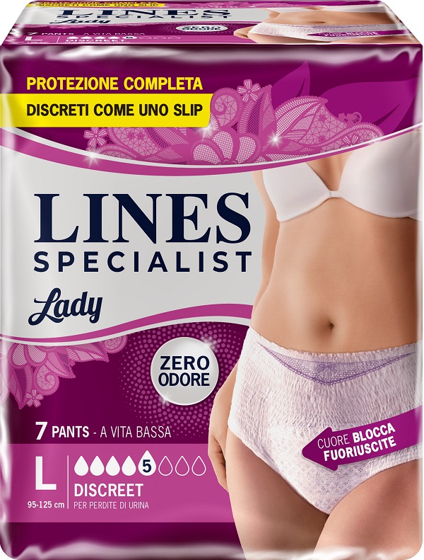LINES SPECIALIST PANTS DISCREET L FARMA 7 PEZZI - Farmacia Mastrangelo 