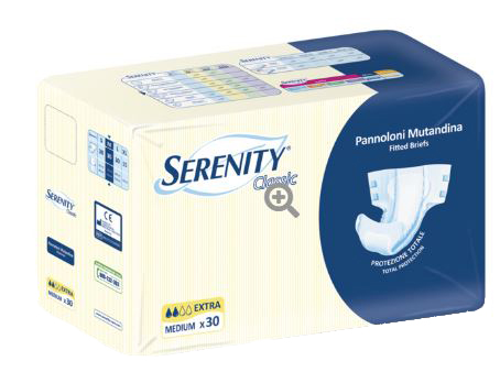 SERENITY PANNOLONE A MUTANDINA CLASSIC EXTRA XL 15 PEZZI - Farmacia Mastrangelo 