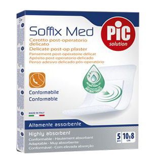 CEROTTO IN TNT ADESIVO CON COMPRESSA ASSORBENTE PIC SOFFIX MED 15X10 CM - Farmacia Mastrangelo 