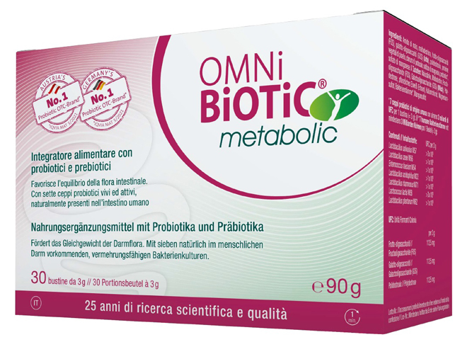 OMNI BIOTIC METABOLIC 30 BUSTINE DA 3 G - Farmacia Mastrangelo 