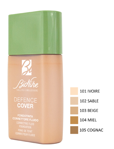 DEFENCE COVER FONDOTINTA CORRETTORE FLUIDO 103 40 ML - Farmacia Mastrangelo 
