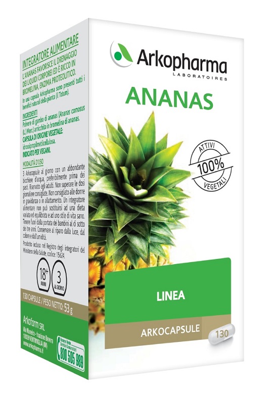 ARKO CAPSULE ANANAS 130 CAPSULE - Farmacia Mastrangelo 
