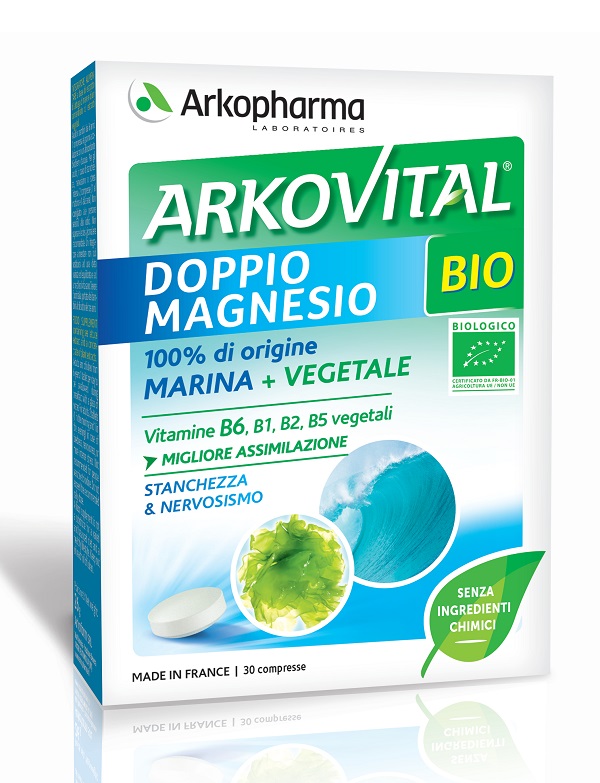 ARKOVITAL DOPPIO MAGNESIO BIO 30 COMPRESSE - Farmacia Mastrangelo 