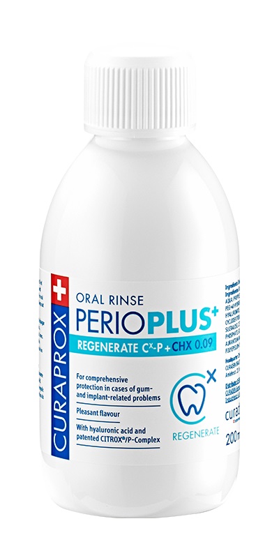 CURAPROX PERIOPLUS+ REGENERATE CHX 0,09% 200 ML - Farmacia Mastrangelo 