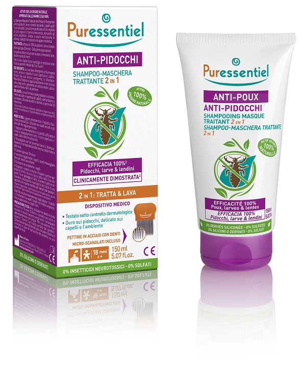 PURESSENTIEL SHAMPOO TRATTANTE ANTI-PIDOCCHI 150 ML - Farmacia Mastrangelo 