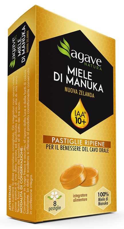 AGAVE NATURA MANUKA IAA 10+ 8 PASTIGLIE 20 G - Farmacia Mastrangelo 