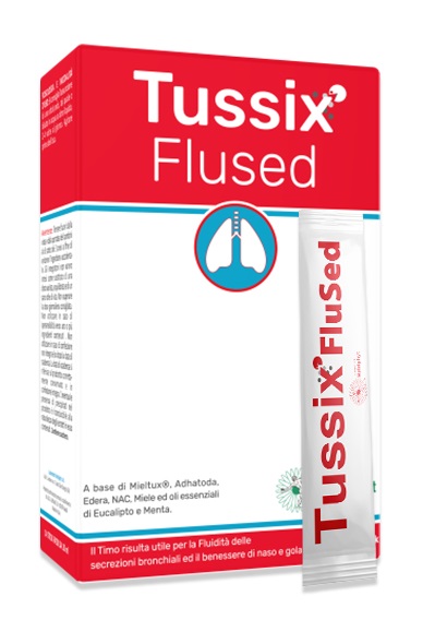 TUSSIX FLUSED 14 STICK PACK 10 ML - Farmacia Mastrangelo 