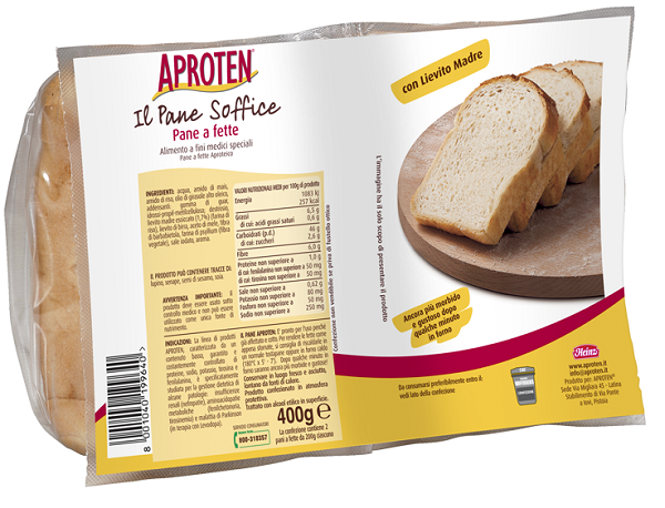 APROTEN PANE BIANCO FETTE 2 PEZZI DA 200 G - Farmacia Mastrangelo 
