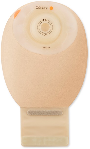DANSAC NOVALIFE TRE 1 SACCA APERTA OPACA SOFTCONVEX MIDI PER ILEOSTOMIA CON FINESTRA RITAGLIABILE 15-24MM 350 ML 10 PEZZI - Farmacia Mastrangelo 