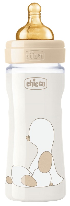CHICCO BIBERON ORIGINAL 250ML TOUCH REGULAR UNISEX CON TETTARELLA IN CAUCCIU' - Farmacia Mastrangelo 