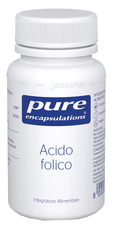 PURE ENCAPSULATIONS ACIDO FOLICO 30 CAPSULE - Farmacia Mastrangelo 