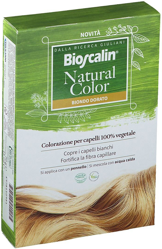 BIOSCALIN NATURAL COLOR BIONDO DORATO 70 G - Farmacia Mastrangelo 
