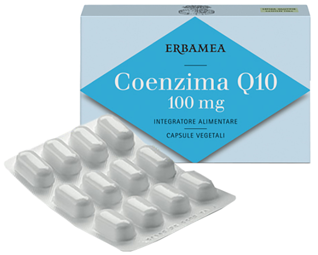 ERBAMEA COENZIMA Q10 100 MG 24 CAPSULE VEGETALI - Farmacia Mastrangelo 