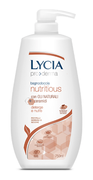 LYCIA PRODERMA BAGNODOCCIA NUTRITIOUS 750 ML - Farmacia Mastrangelo 