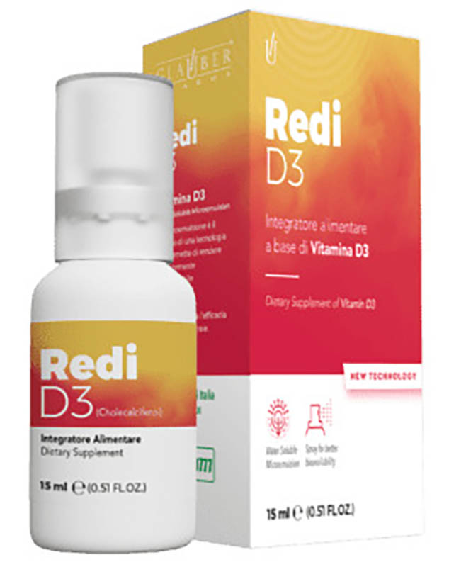REDI-D3 SPRAY GLAUBER 15 ML - Farmacia Mastrangelo 