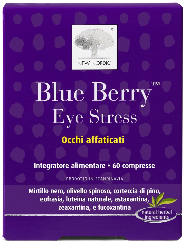 BLUE BERRY EYE STRESS OCCHI AFFATICATI 60 COMPRESSE - Farmacia Mastrangelo 