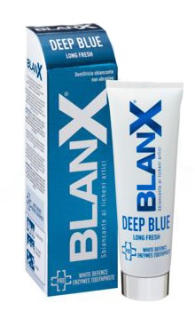 BLANX DEEP BLUE DENTIFRICIO SBIANCANTE NON ABRASIVO 25 ML - Farmacia Mastrangelo 