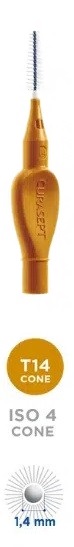 CURASEPT PROXI T14 CONE OCRA/DARK GOLD 5 PEZZI - Farmacia Mastrangelo 