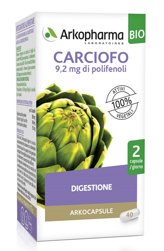 ARKO CAPSULE CARCIOFO BIO 40 CAPSULE - Farmacia Mastrangelo 
