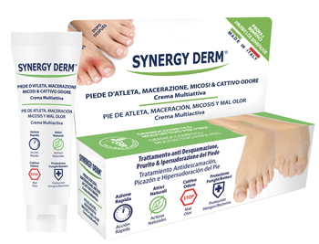 SYNERGY DERM CREMA PIEDE ATLETA MACERAZIONE SUDORE - Farmacia Mastrangelo 