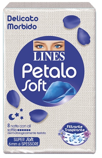 LINES PETALO SOFT NOTTE 8 PEZZI - Farmacia Mastrangelo 