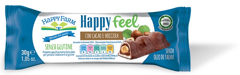 HAPPY FARM HAPPY FEEL CACAO E NOCCIOLA MONO 30 G - Farmacia Mastrangelo 