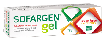 MEDICAZIONE IN GEL SOFARGEN TUBO 25 G - Farmacia Mastrangelo 