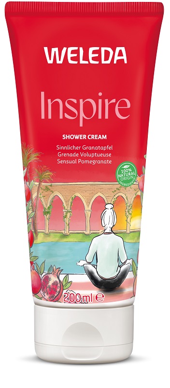 WELEDA INSPIRE DOCCIA CREMOSA MELOGRANO 200 ML - Farmacia Mastrangelo 