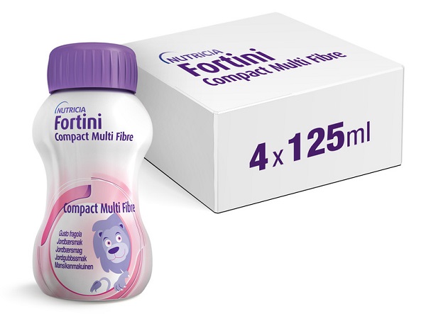 FORTINI COMPACT MULTI FIBRE FRAGOLA 4 PEZZI 125 G - Farmacia Mastrangelo 