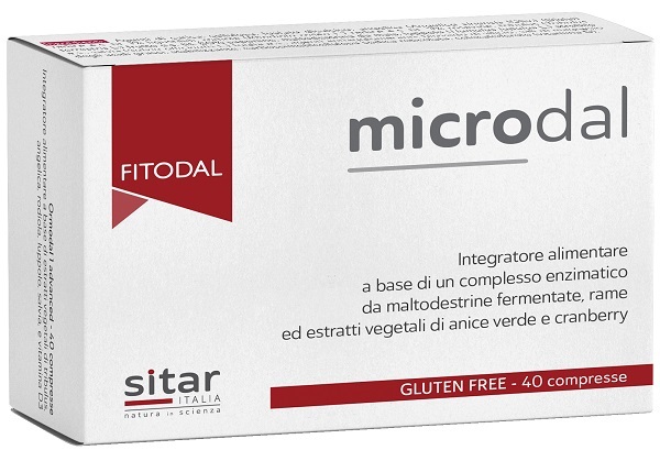 MICRODAL 40 COMPRESSE FITODAL - Farmacia Mastrangelo 