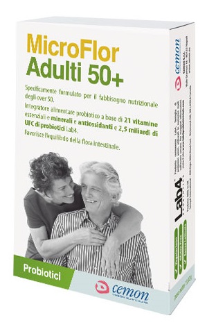 MICROFLOR ADULTI 50+ 30 CAPSULE - Farmacia Mastrangelo 
