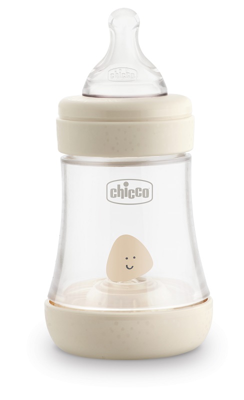 CHICCO BIBERON PERFECT 5 UNISEX 150 ML IN SILICONE 1 FORO - Farmacia Mastrangelo 