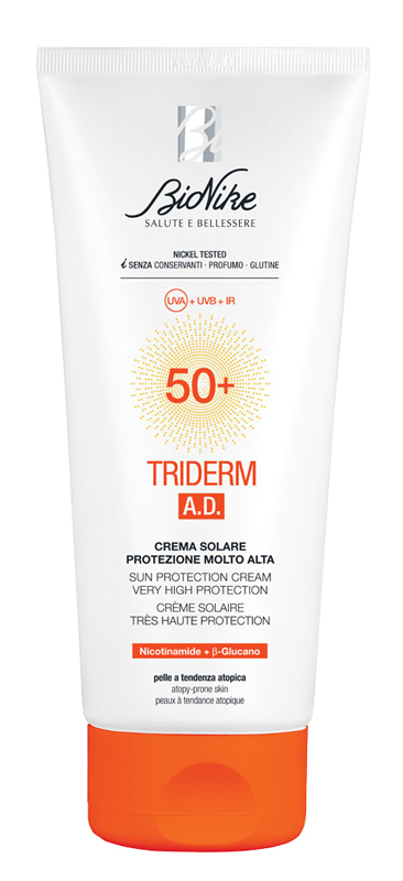 TRIDERM AD CREMA SOLARE SPF50+ 200 ML - Farmacia Mastrangelo 