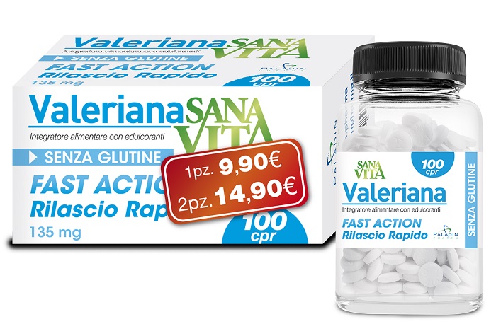 SANAVITA VALERIANA 100 COMPRESSE - Farmacia Mastrangelo 