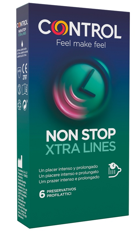 CONTROL NON STOP XTRA LINES 6 PEZZI - Farmacia Mastrangelo 