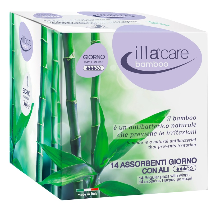 ILLA CARE BAMBOO ASSORBENTE GIORNO 14 PEZZI - Farmacia Mastrangelo 